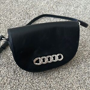 Rebecca Minkoff Florence Chain Flap Black Shoulder Bag - Excellent Condition